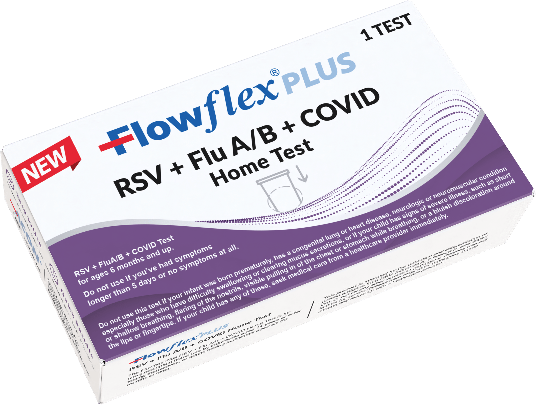 ACON Flowflex® Plus RSV + Flu A/B + COVID Home Test