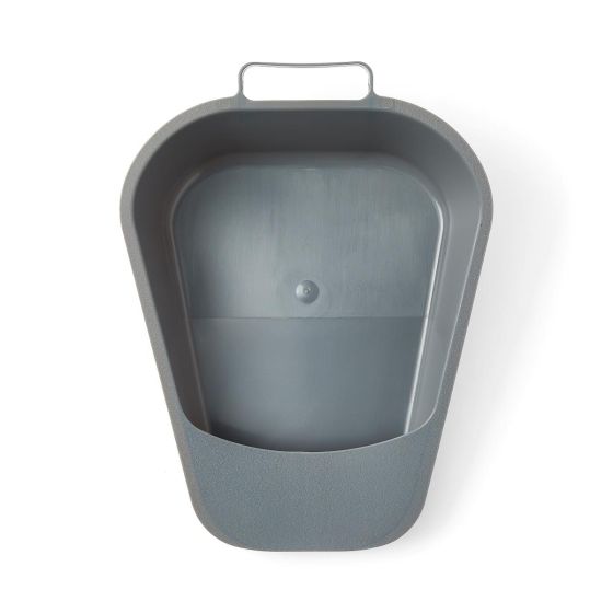 Medline Tapered Fracture Bedpan Gray 26oz, case of 24