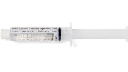 Saline Flush Syringes - 240/Case (Medline) - AP Medical Supply