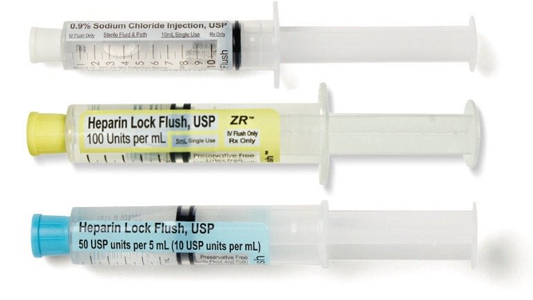 Saline Flush Syringes - 240/Case (Medline) - AP Medical Supply