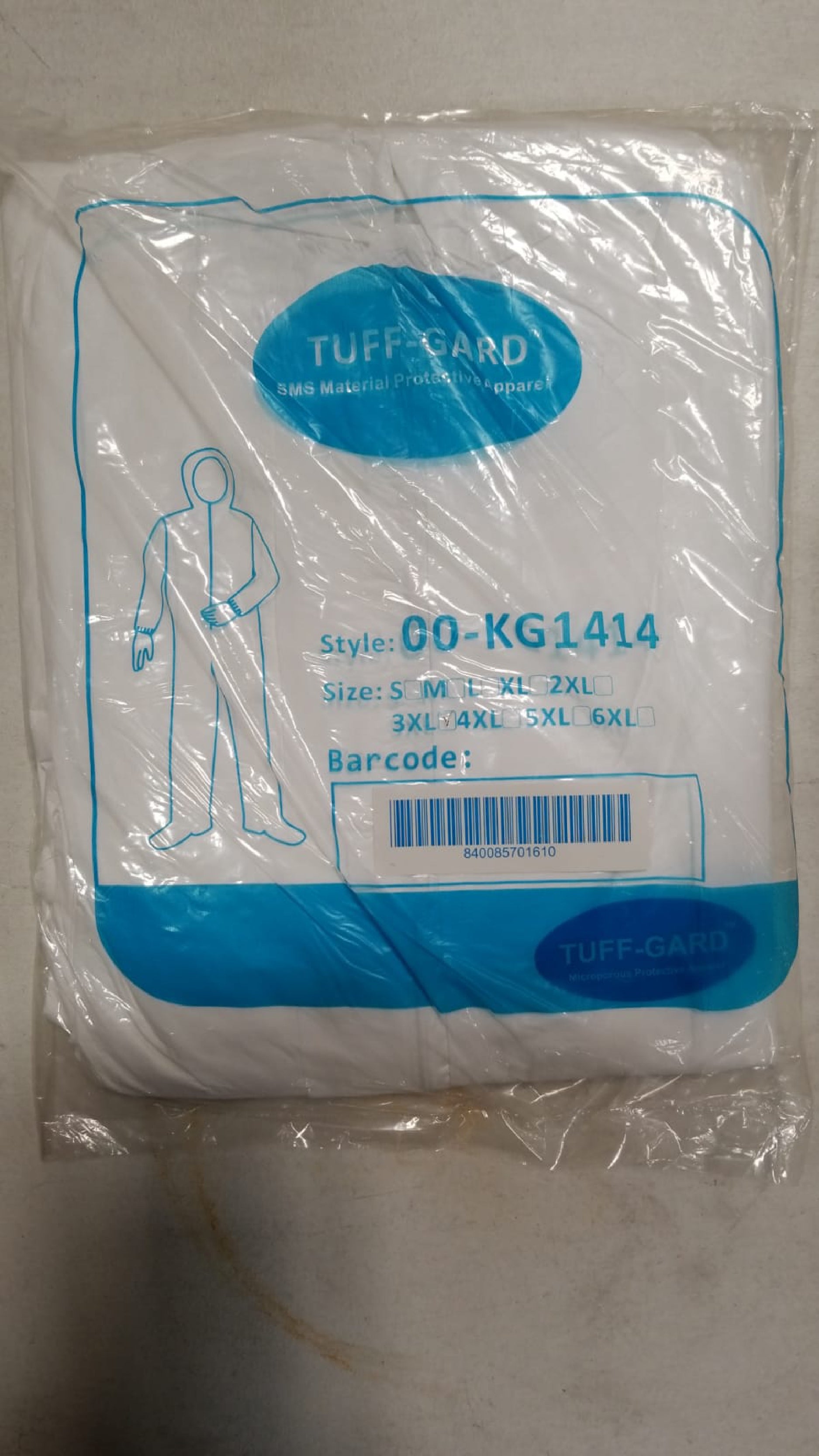 Microporous Coveralls with Hood and Boot Covers, Case of 25