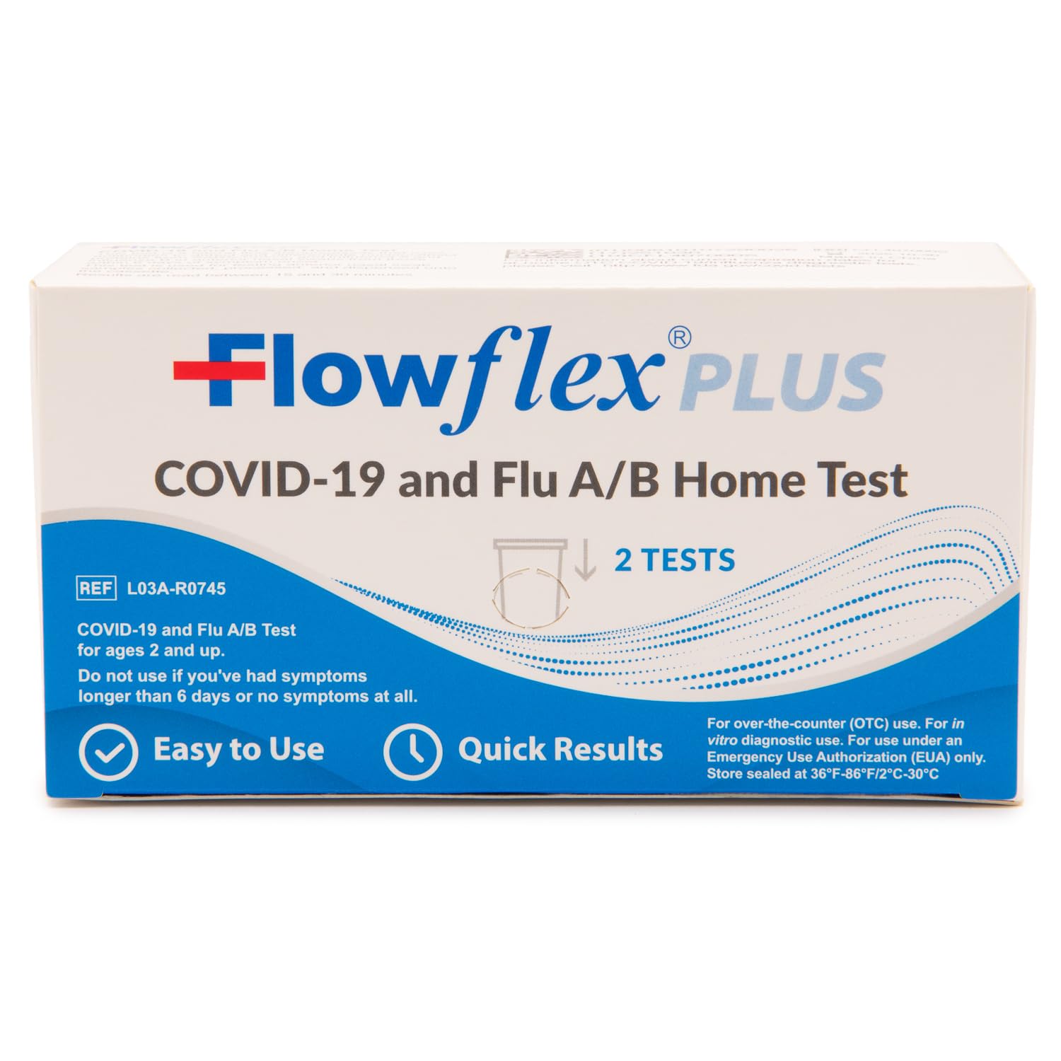 ACON Flowflex® PLUS COVID-19 and Flu A/B Home Test