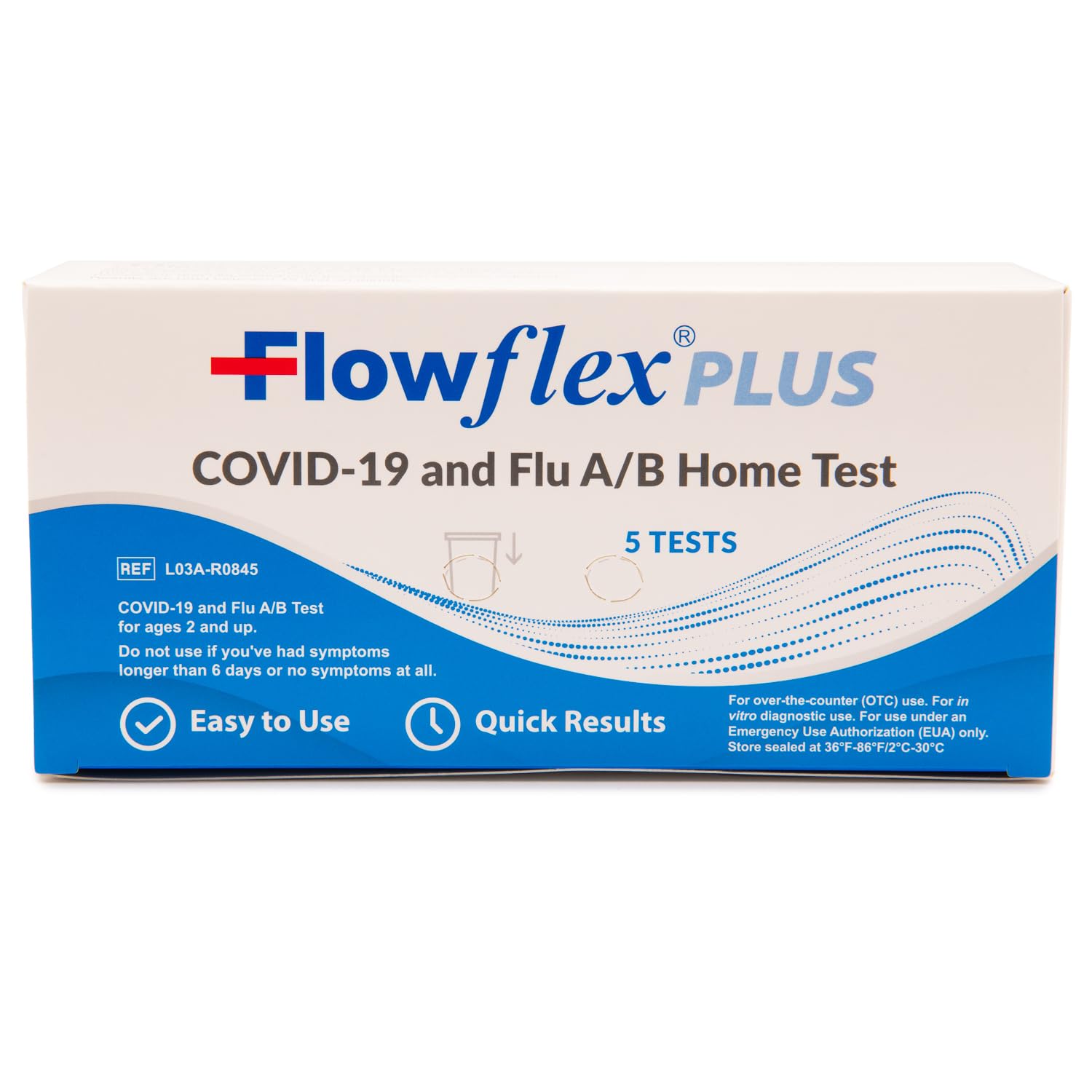 ACON Flowflex® PLUS COVID-19 and Flu A/B Home Test