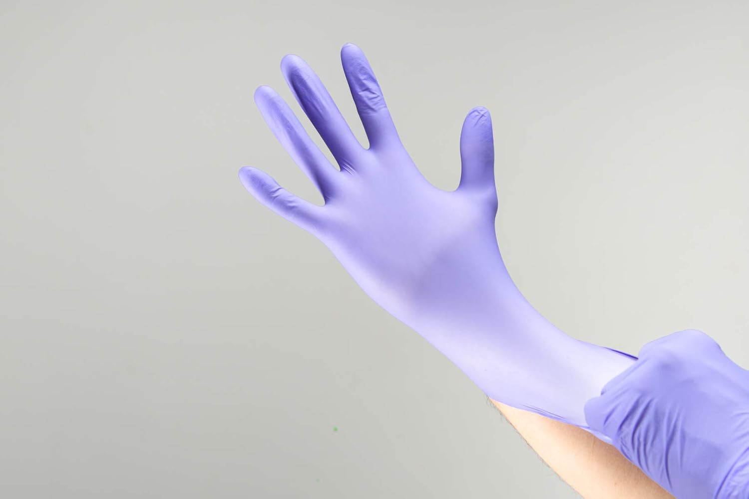 Diamond Blue 8 mil Nitrile Exam Disposable Gloves, 12" Long Cuff, Case of 500 (IF80)