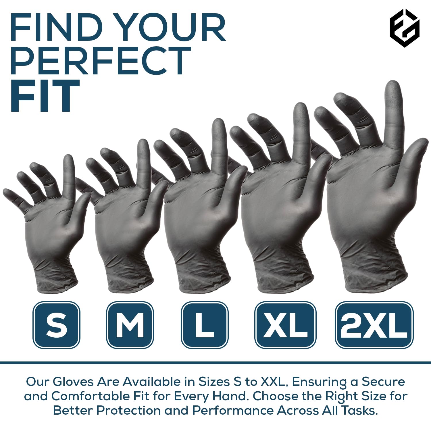 First Glove Volt 6 mil Black Nitrile Exam Disposable Gloves, Case of 1000 Wholesale, Powder-Free