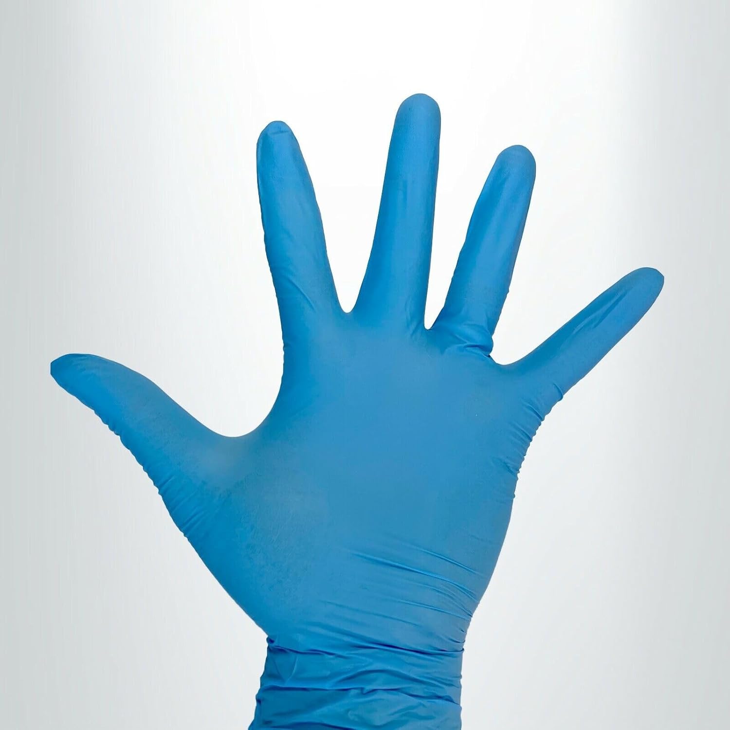 Hallyu (Sri Trang) 4mil Blue Nitrile Examination Gloves (HB4), case of 1000, Powder-Free