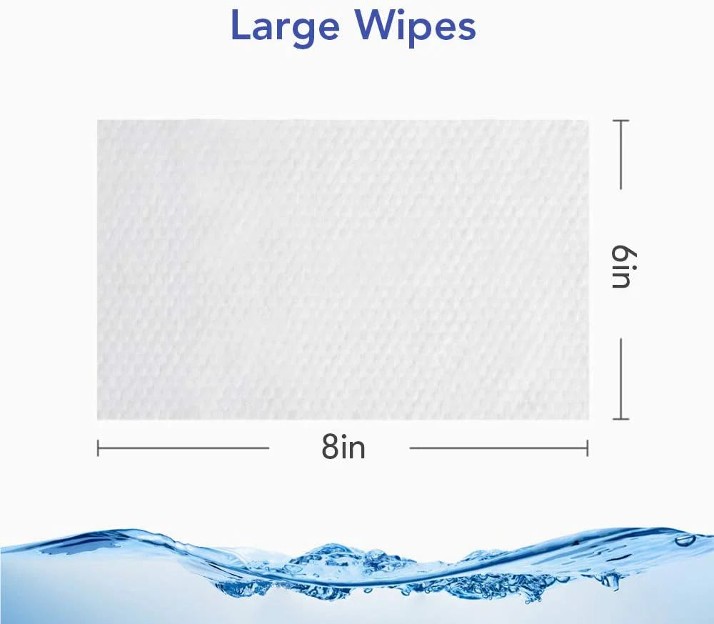 MagiCare 75% Alcohol Hand Sanitizing Wipes – Unscented, Large Premium Wipes (Case of 24 Canisters)