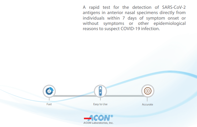 ACON FlowFlex COVID-19 Home Test Kit - Case of 300 Tests