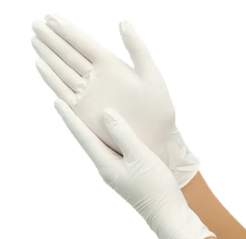 Shamrock 5 mil Latex Exam Disposable Glove, Case of 1000 Wholesale, Powder-Free, Full Textured, Medical & Food Safe - AP Medical Supply