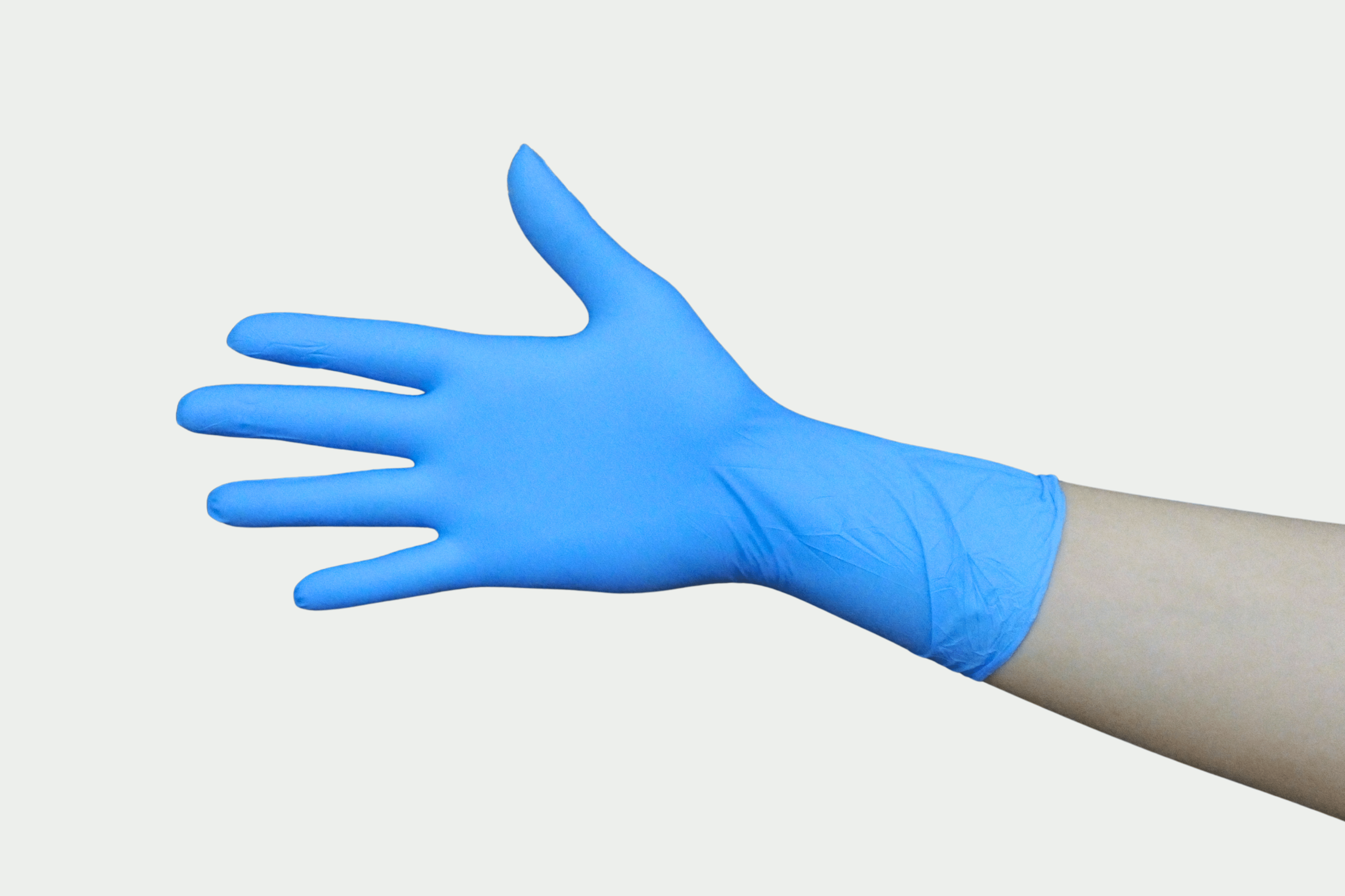 Vanguard Blue Nitrile Exam Gloves, Powder-Free (case of 1000)