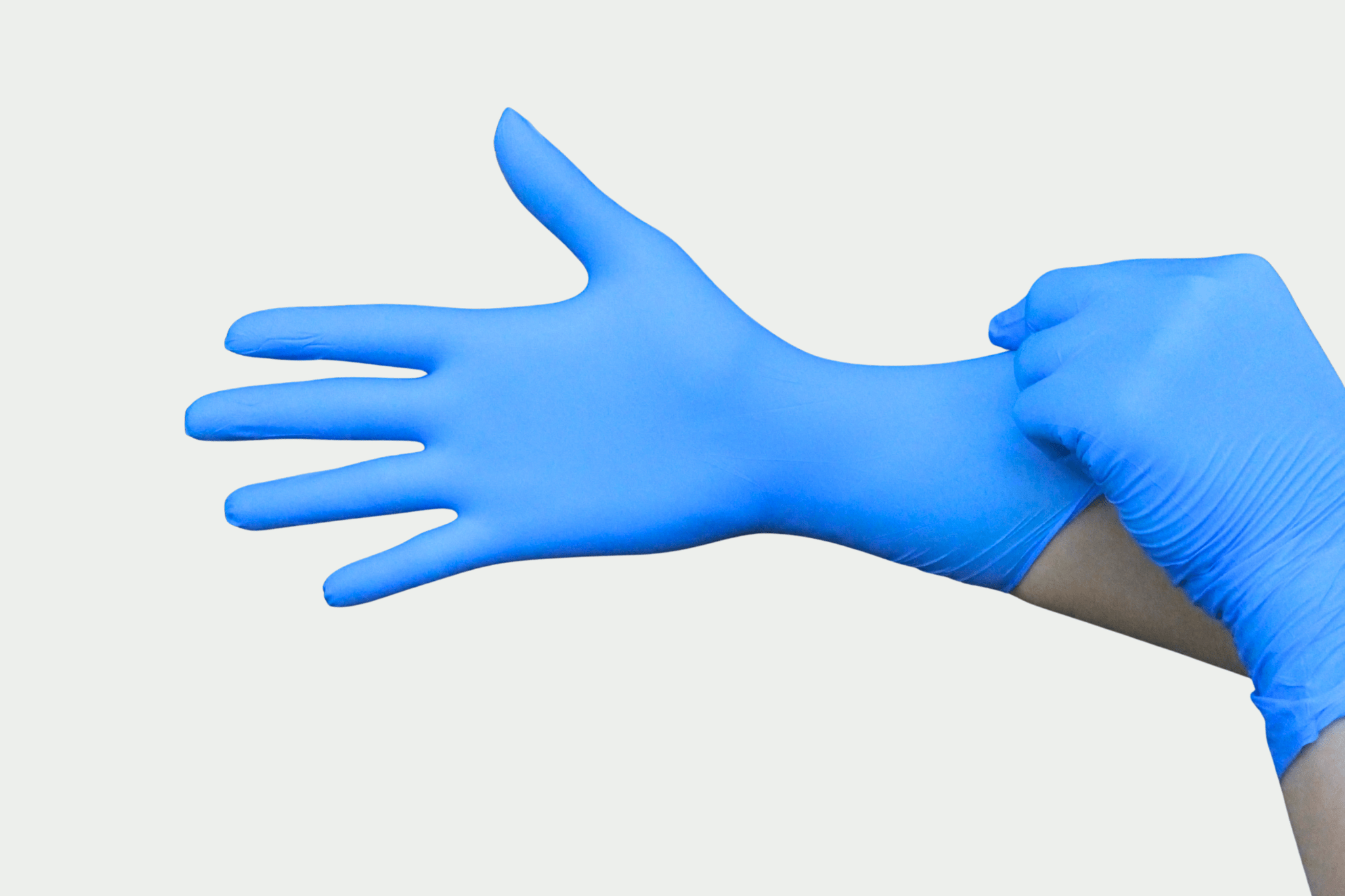 Vanguard Blue Nitrile Exam Gloves, Powder-Free (case of 1000)
