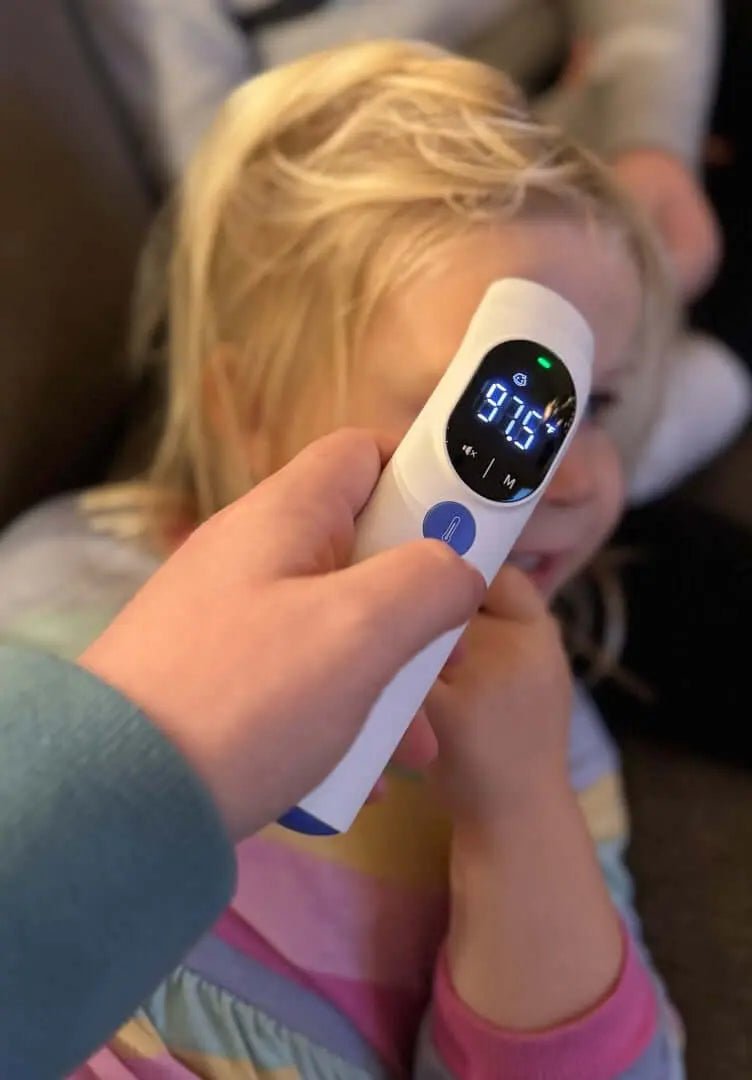 Med-Pat TH-1 Digital Infrared Thermometer | 4-in-1 Tympanic & Temporal Thermometer for Adults, Kids & Babies | Fast, Accurate & Easy