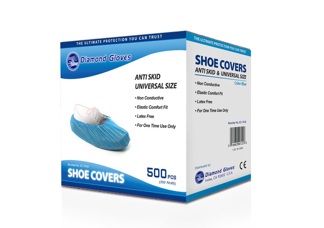 Blue Shoes Covers, case of 500