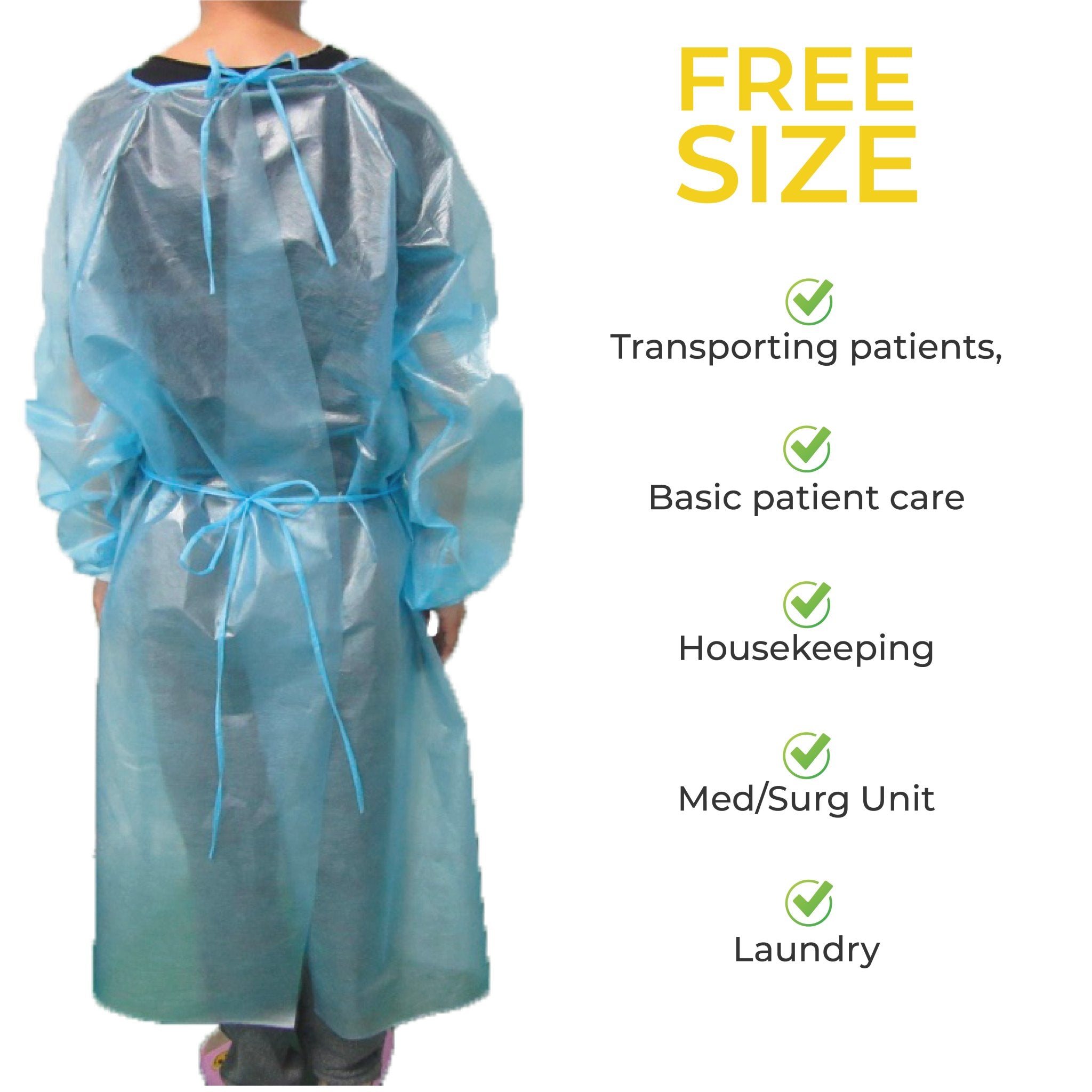 Disposable Isolation Gown, Level 1 -7