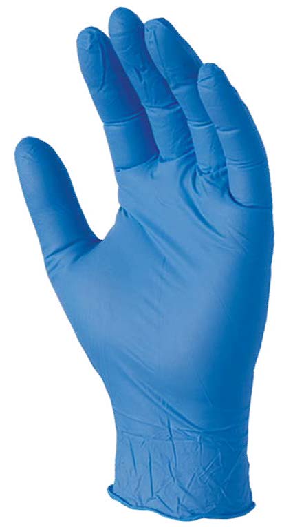 Diamond Blue 8 mil Nitrile Exam, 12" Long Cuff, Chemo Tested Glove