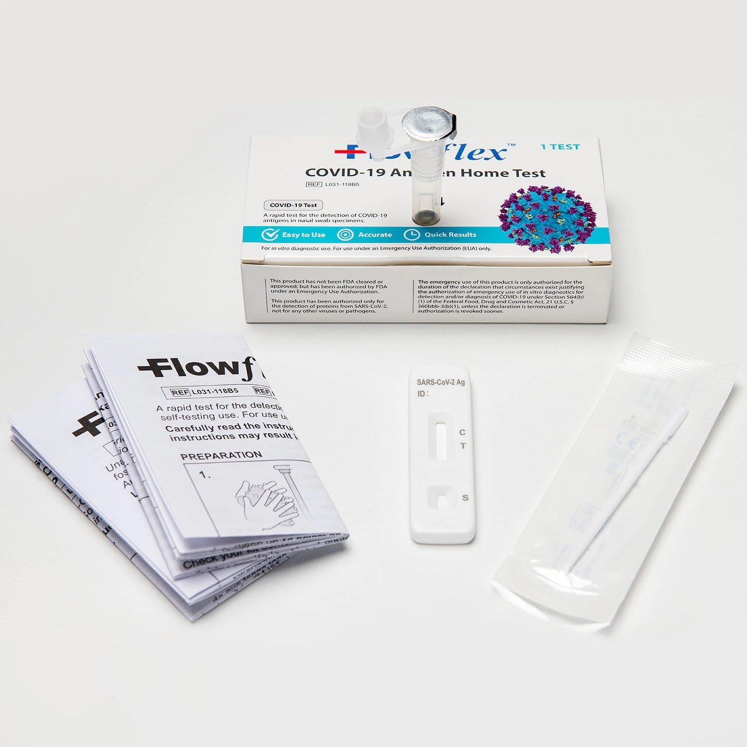 ACON FlowFlex Home Test Kit - Case of 300 Tests